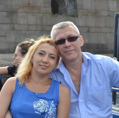 Ирина Шоркина с мужем